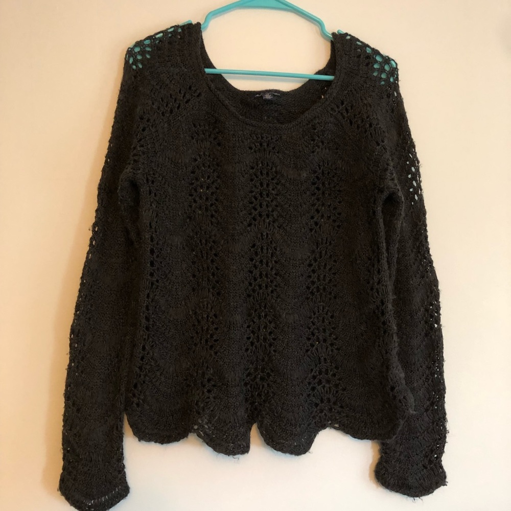 Black Sweater American Eagle